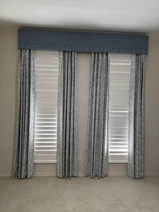 4 Blackout Drapery Panels @ (1w) x 102” Long