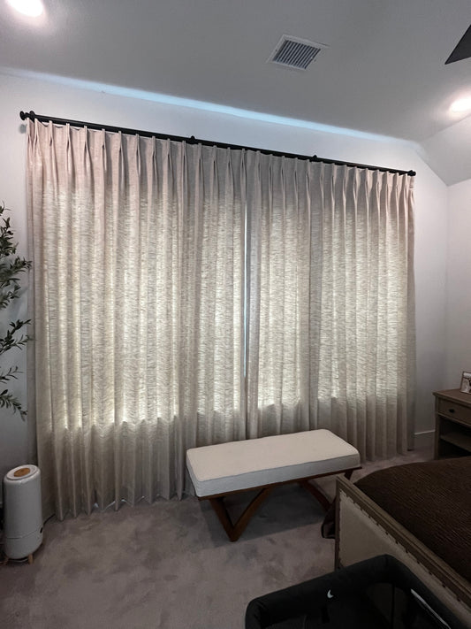 1 Pair of Sheer (2w) 52” wide x 98” Long
